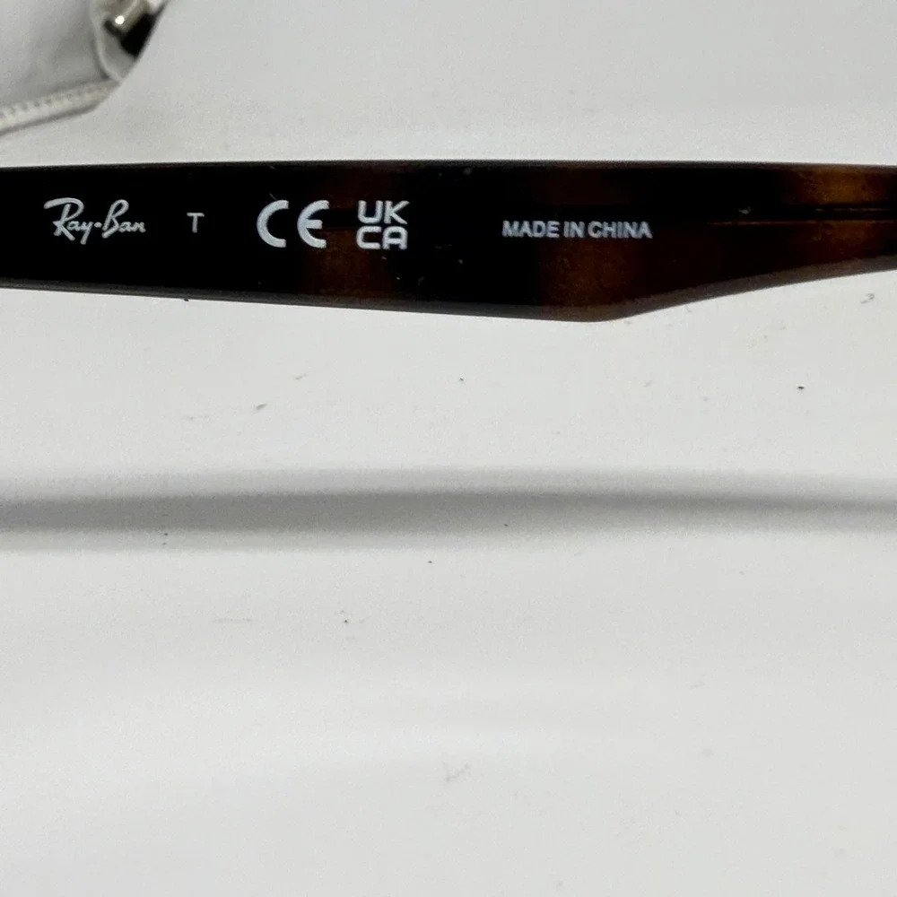 Ray-Ban RB 4362 710/73 Dark Tortoise Square Sunglasses 55mm 18mm 145mm